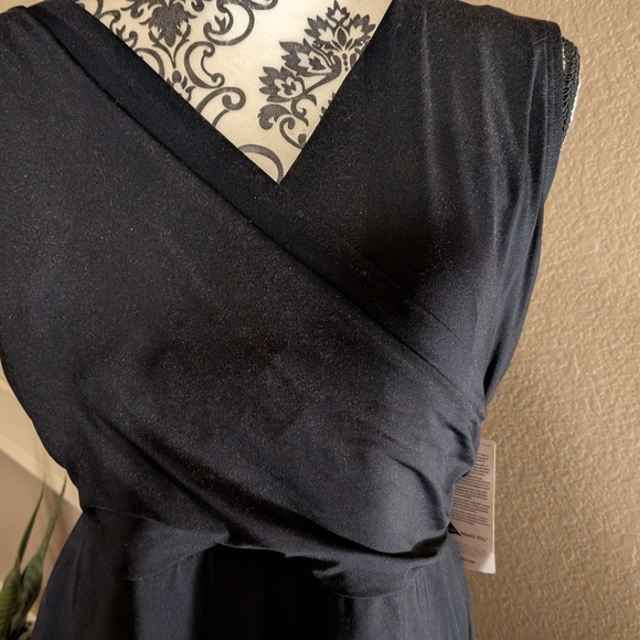 Ladies Black Dress Style Bathing Suit Size 16 - Picture 3 of 10